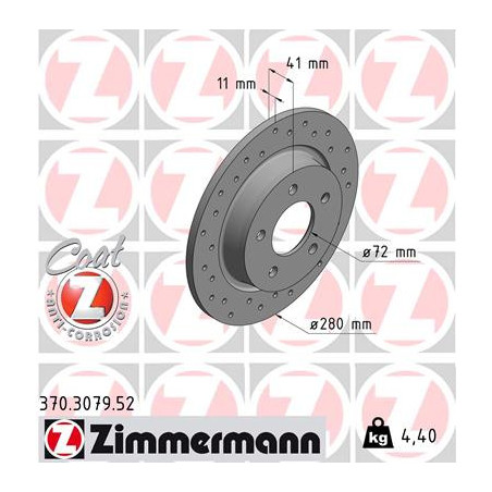 Jeu de 2 disques de frein...