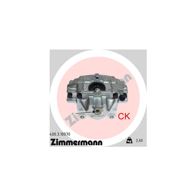 Étrier de frein ZIMMERMANN