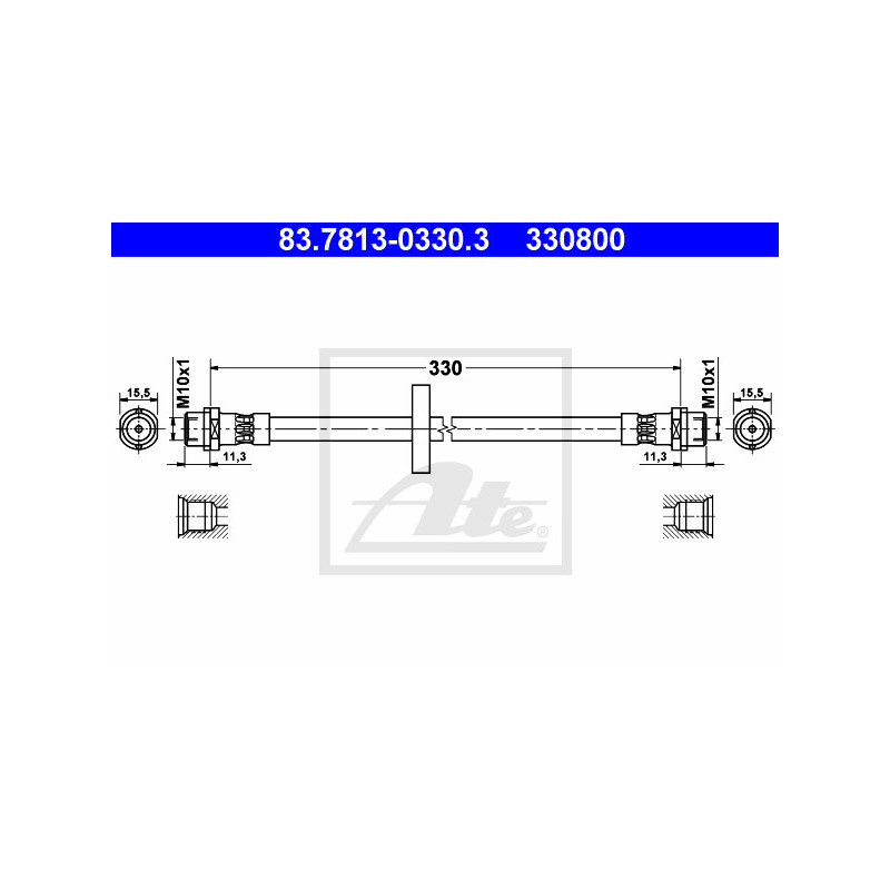 Flexible de frein ATE