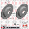 Jeu de 2 disques de frein ZIMMERMANN