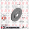 Jeu de 2 disques de frein ZIMMERMANN