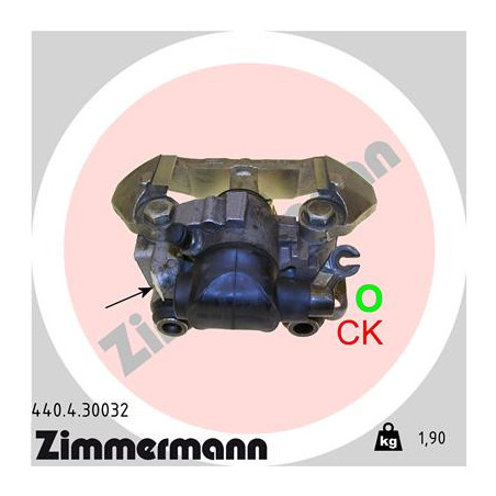 Étrier de frein ZIMMERMANN