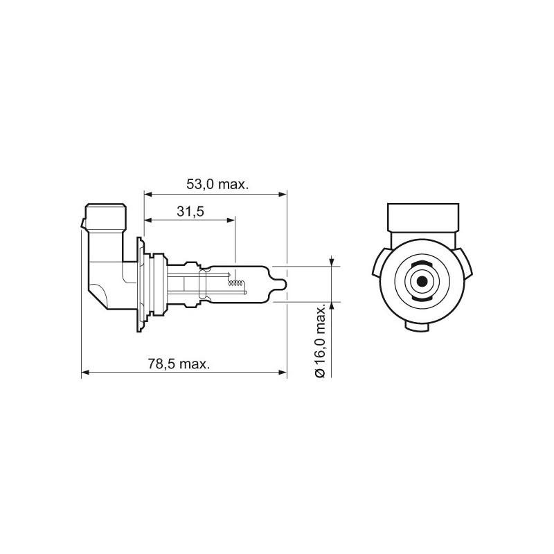 Ampoule (Phare longue portée) VALEO