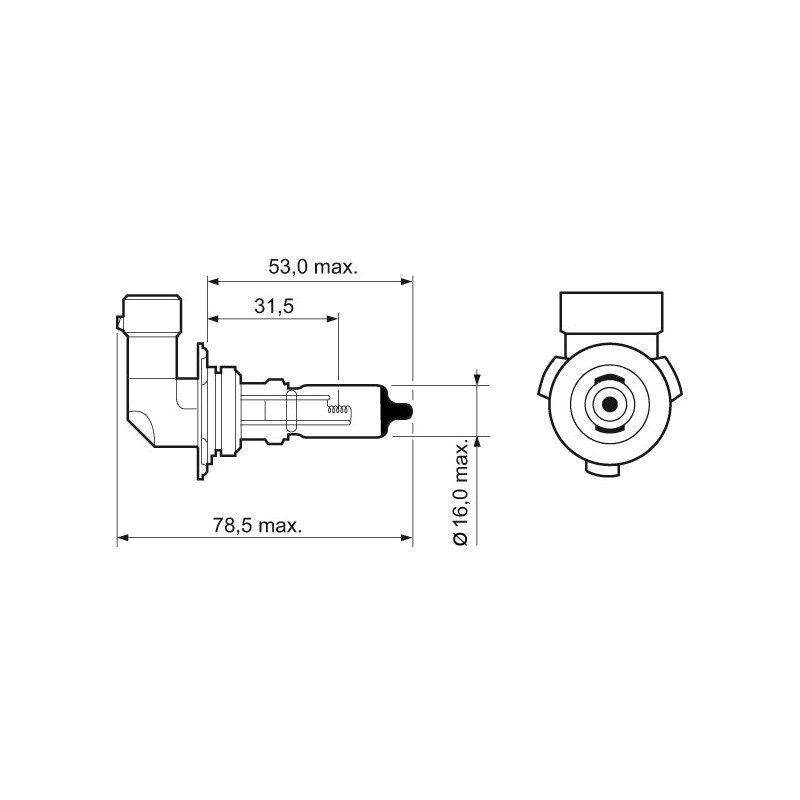 Ampoule (Phare longue portée) VALEO