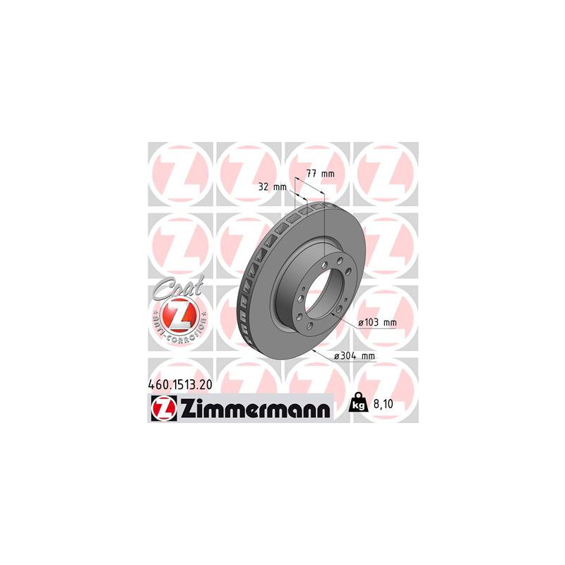 Disque de frein à l'unité ZIMMERMANN