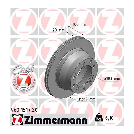Jeu de 2 disques de frein...