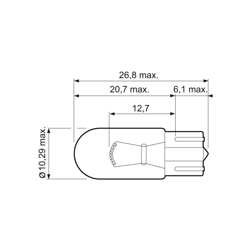 Ampoule (feu arrière / feu clignotant) VALEO