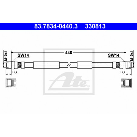Flexible de frein ATE