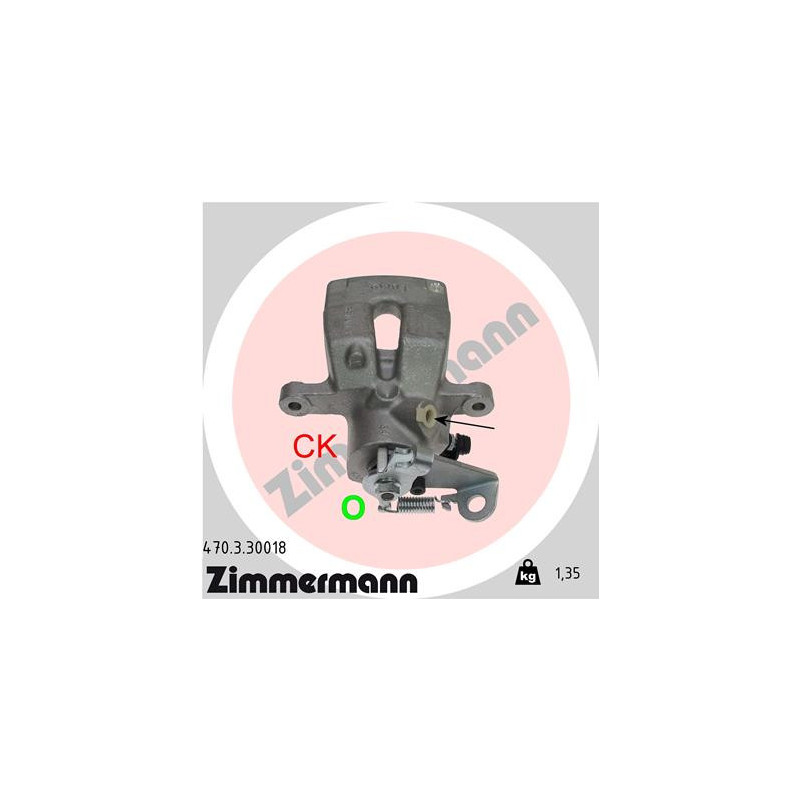 Étrier de frein ZIMMERMANN