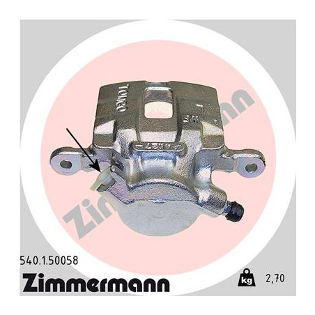 Étrier de frein ZIMMERMANN