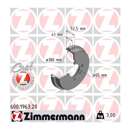 Tambour de frein ZIMMERMANN