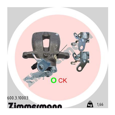 Étrier de frein ZIMMERMANN