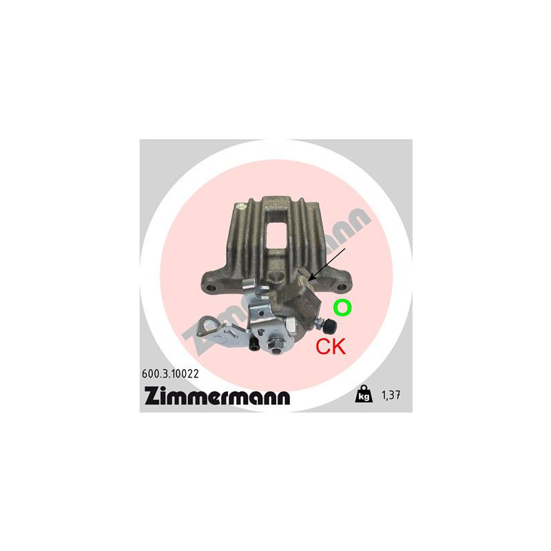 Étrier de frein ZIMMERMANN