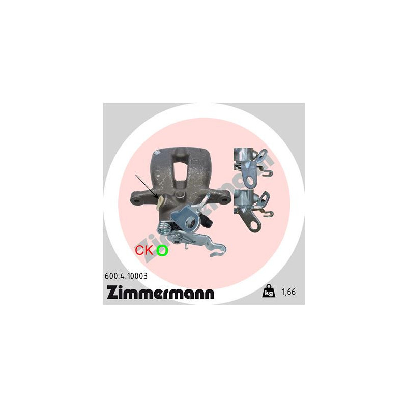 Étrier de frein ZIMMERMANN
