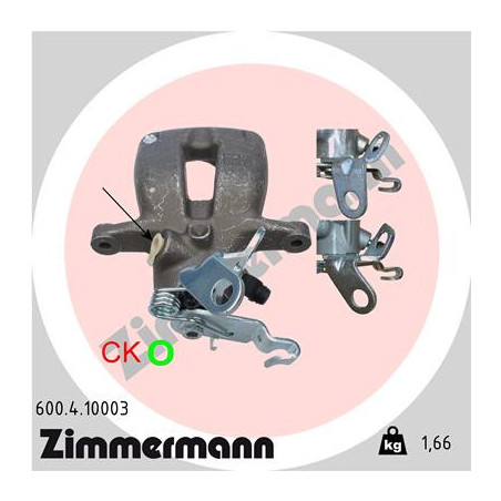Étrier de frein ZIMMERMANN