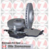 Kit disques et plaquettes de frein ZIMMERMANN