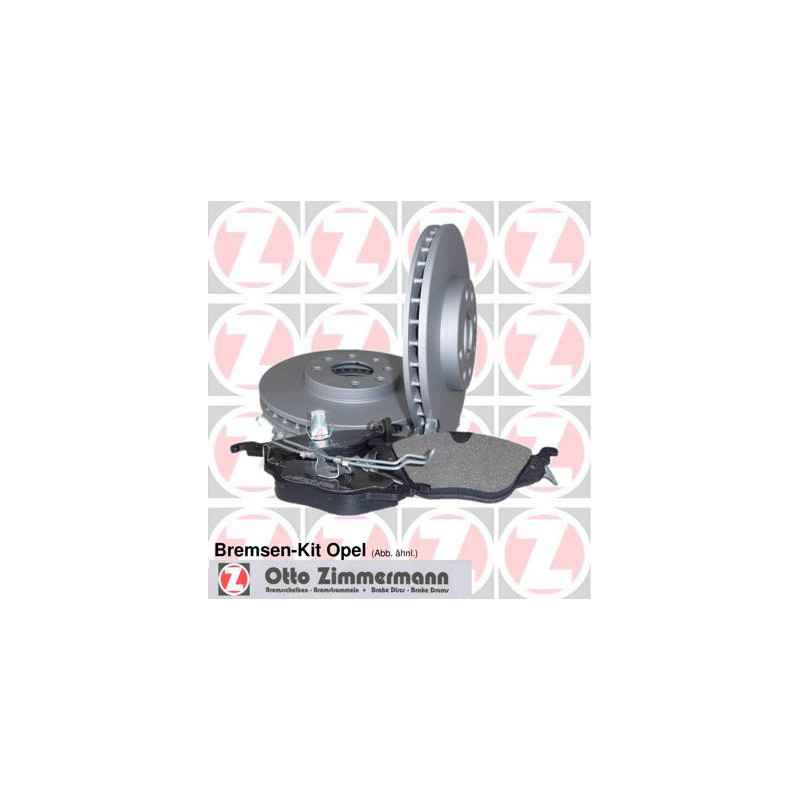 Kit disques et plaquettes de frein ZIMMERMANN