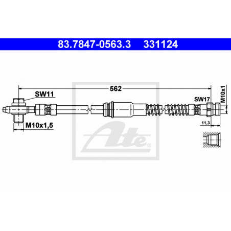 Flexible de frein ATE