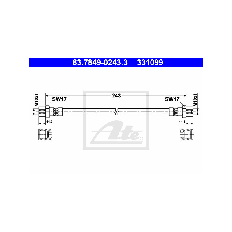 Flexible de frein ATE