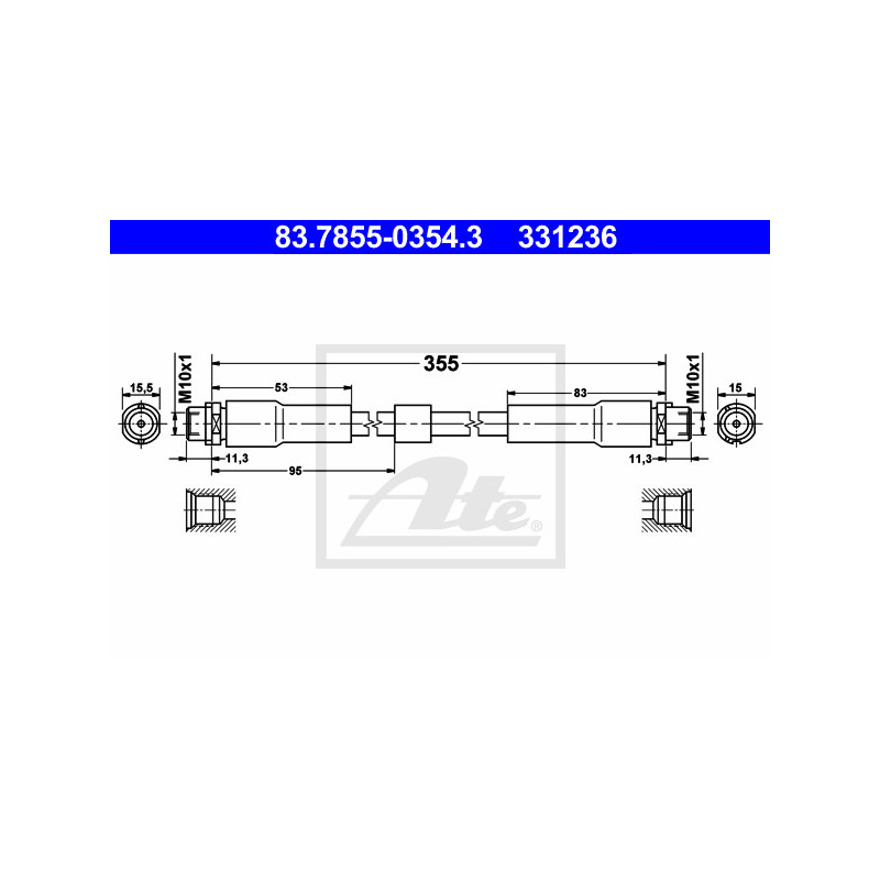 Flexible de frein ATE