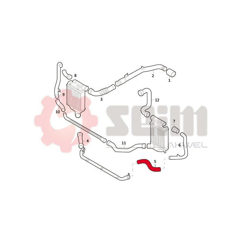 Gaine de suralimentation SEIM