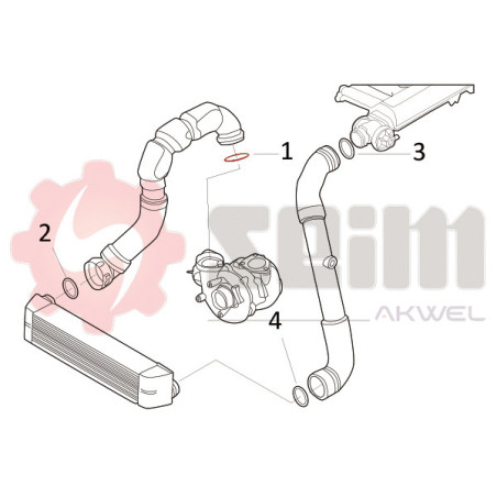 Gaine de suralimentation SEIM