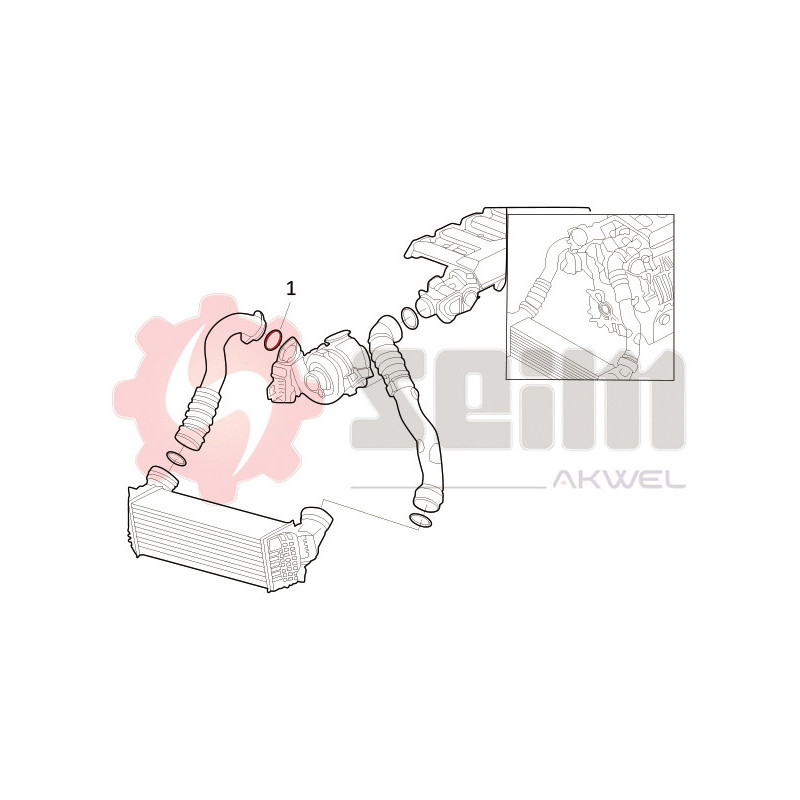 Gaine de suralimentation SEIM