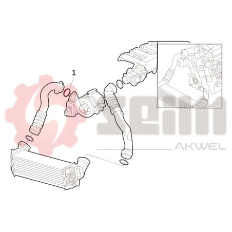 Gaine de suralimentation SEIM