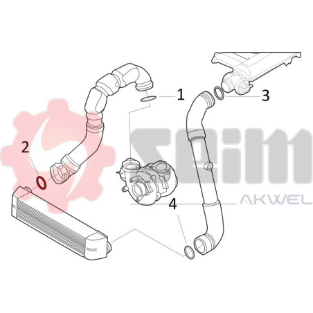 Gaine de suralimentation SEIM
