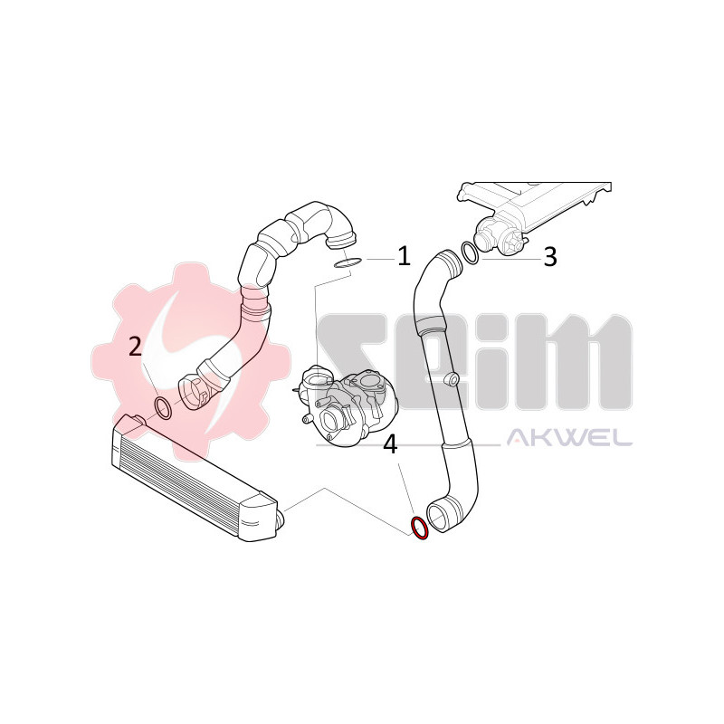 Gaine de suralimentation SEIM