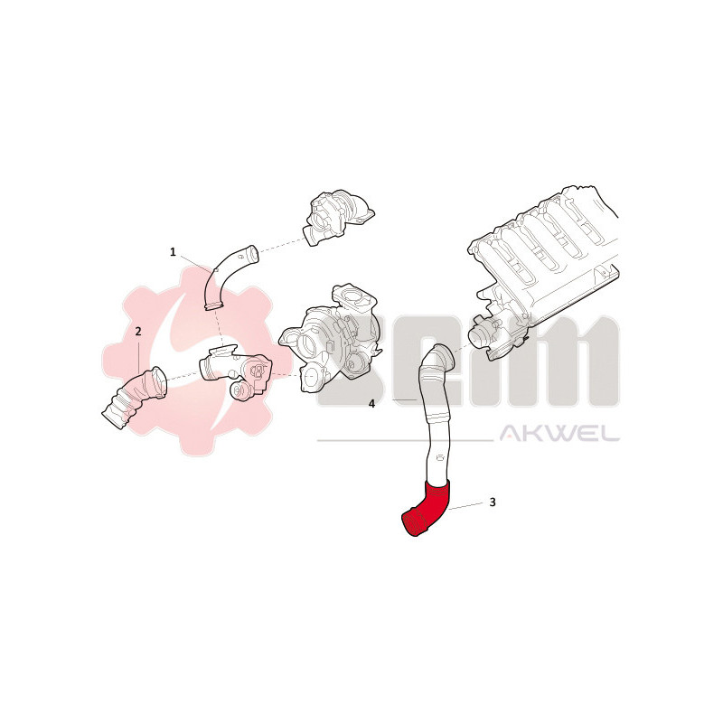 Gaine de suralimentation SEIM