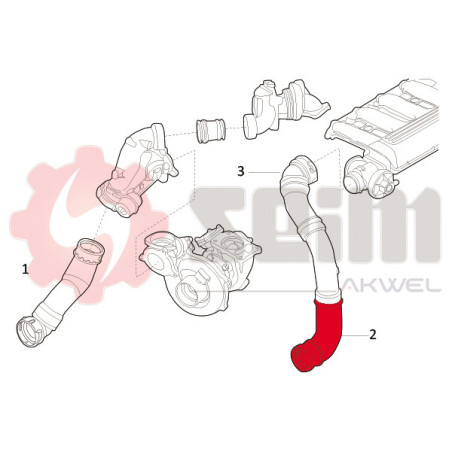 Gaine de suralimentation SEIM