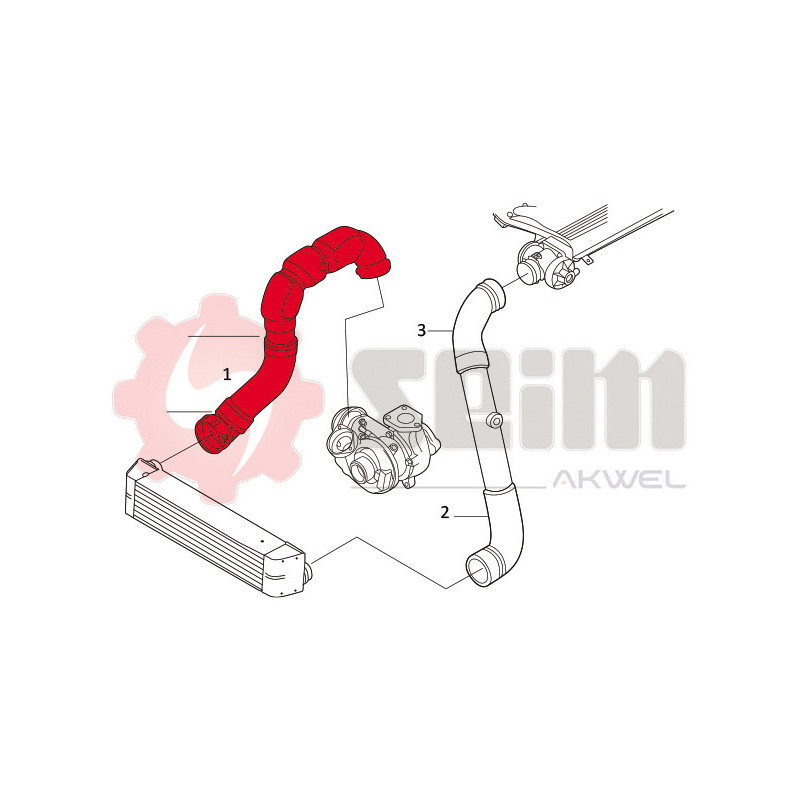 Gaine de suralimentation SEIM