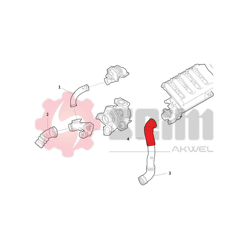 Gaine de suralimentation SEIM