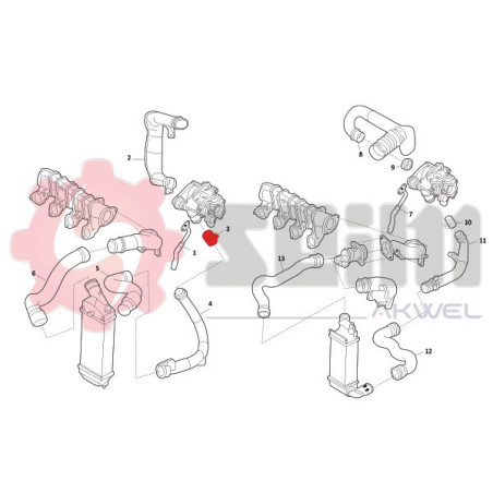 Gaine de suralimentation SEIM