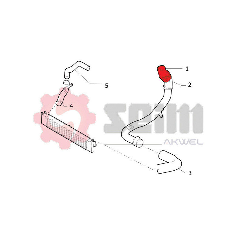 Gaine de suralimentation SEIM