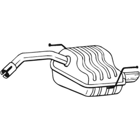 Silencieux arrière BOSAL