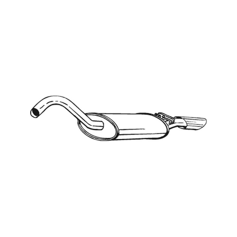 Silencieux arrière BOSAL