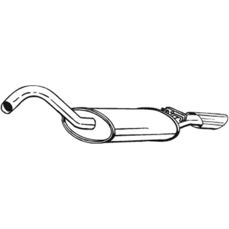Silencieux arrière BOSAL