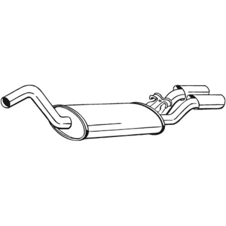 Silencieux arrière BOSAL