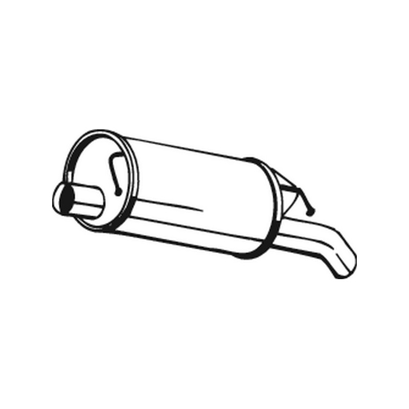 Silencieux arrière BOSAL