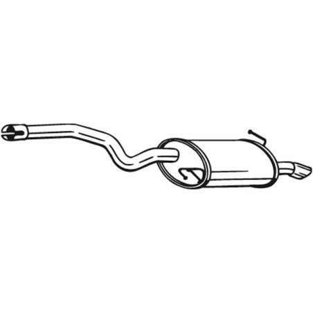 Silencieux arrière BOSAL