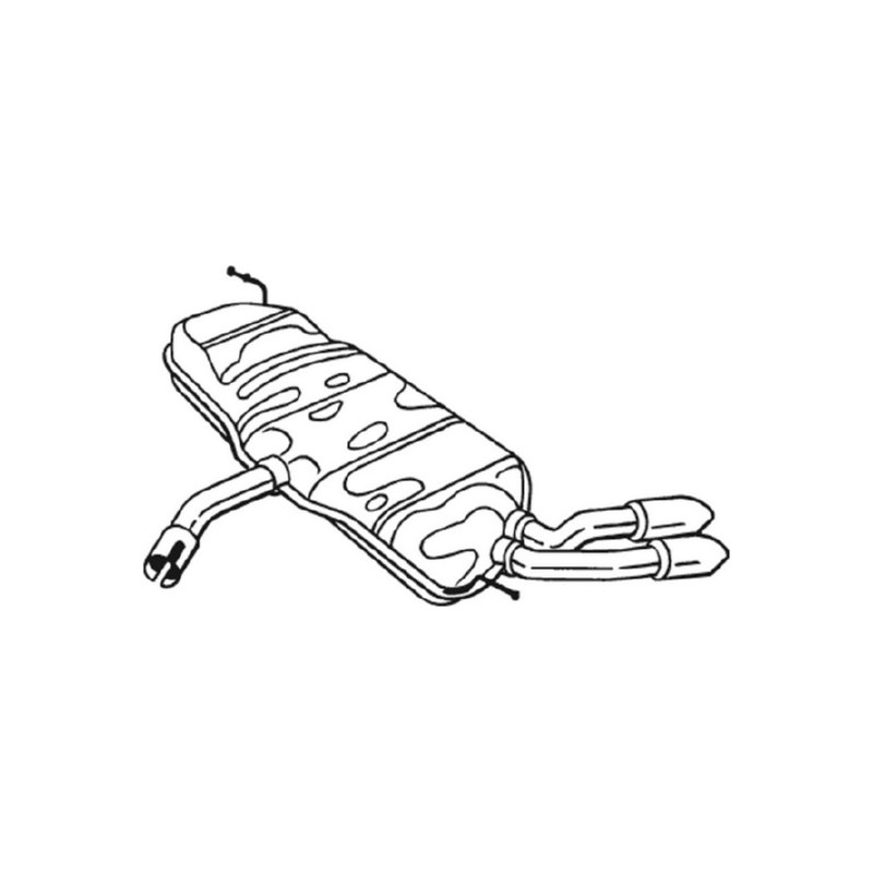 Silencieux arrière BOSAL