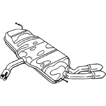 Silencieux arrière BOSAL