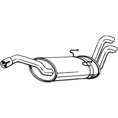 Silencieux arrière BOSAL