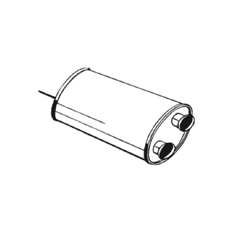 Silencieux intermédiaire BOSAL