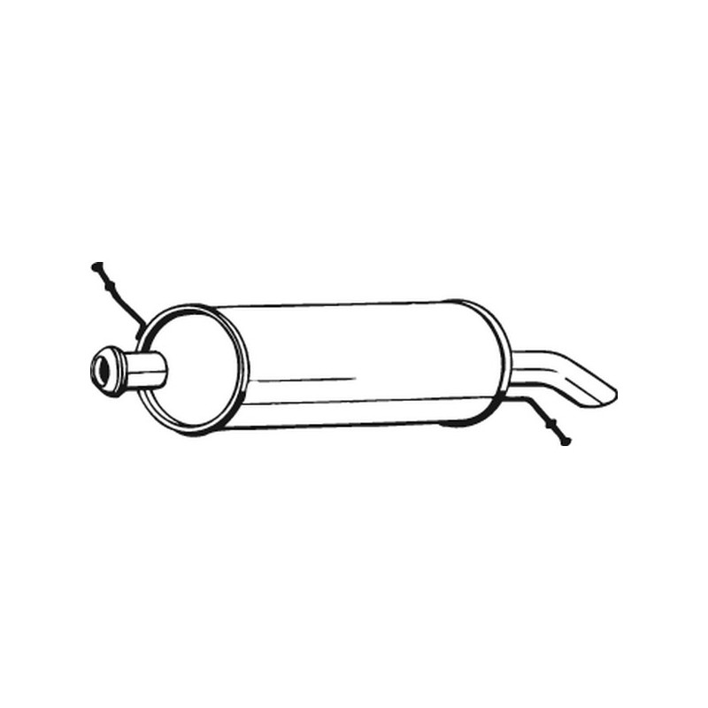 Silencieux arrière BOSAL