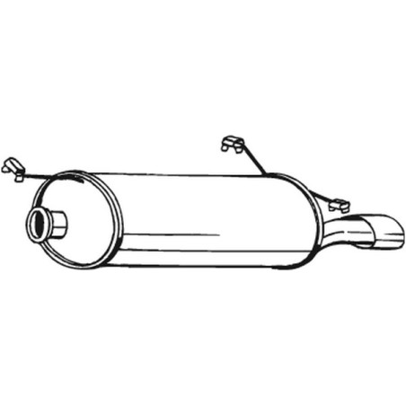 Silencieux arrière BOSAL