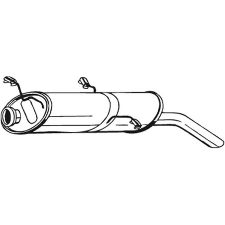 Silencieux arrière BOSAL