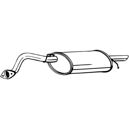 Silencieux arrière BOSAL